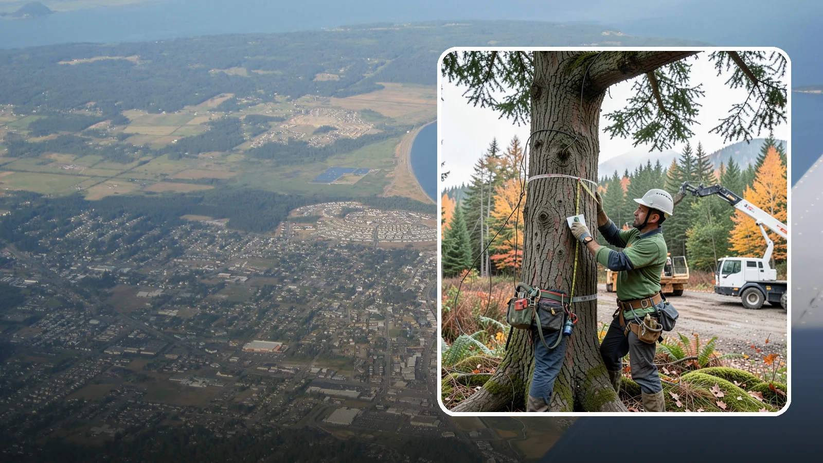 Tree preservation planning in Oak Harbor, Island County, WA - A plan to protect trees before and during land-use changes.