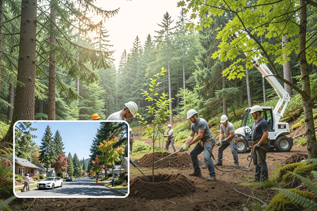 Tree preservation planning in Orting, Pierce County, WA - Supports long-term tree health and stability