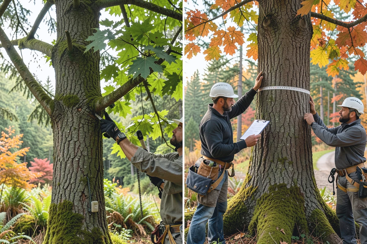 Tree preservation planning in Redmond, King County, WA - Inspect the tree and its site