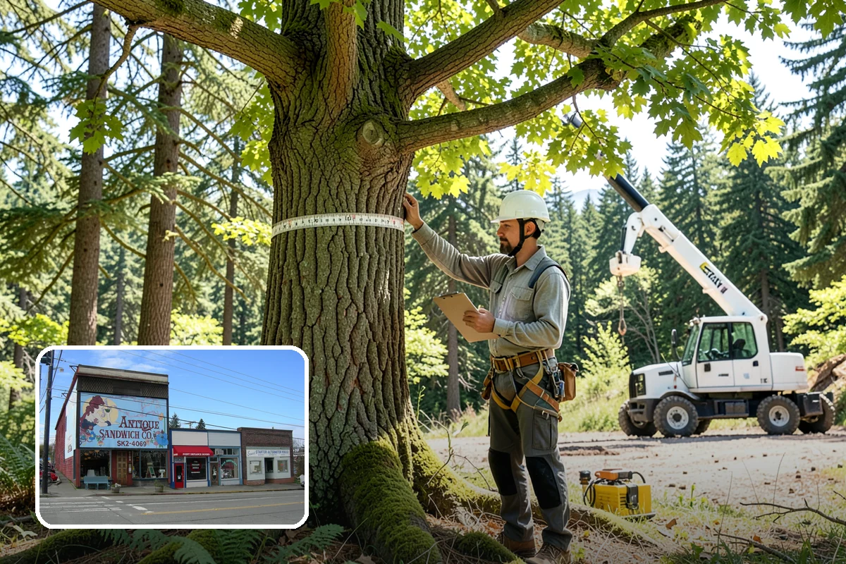 Tree preservation planning in Ruston, Pierce County, WA - Supports long-term tree health and stability