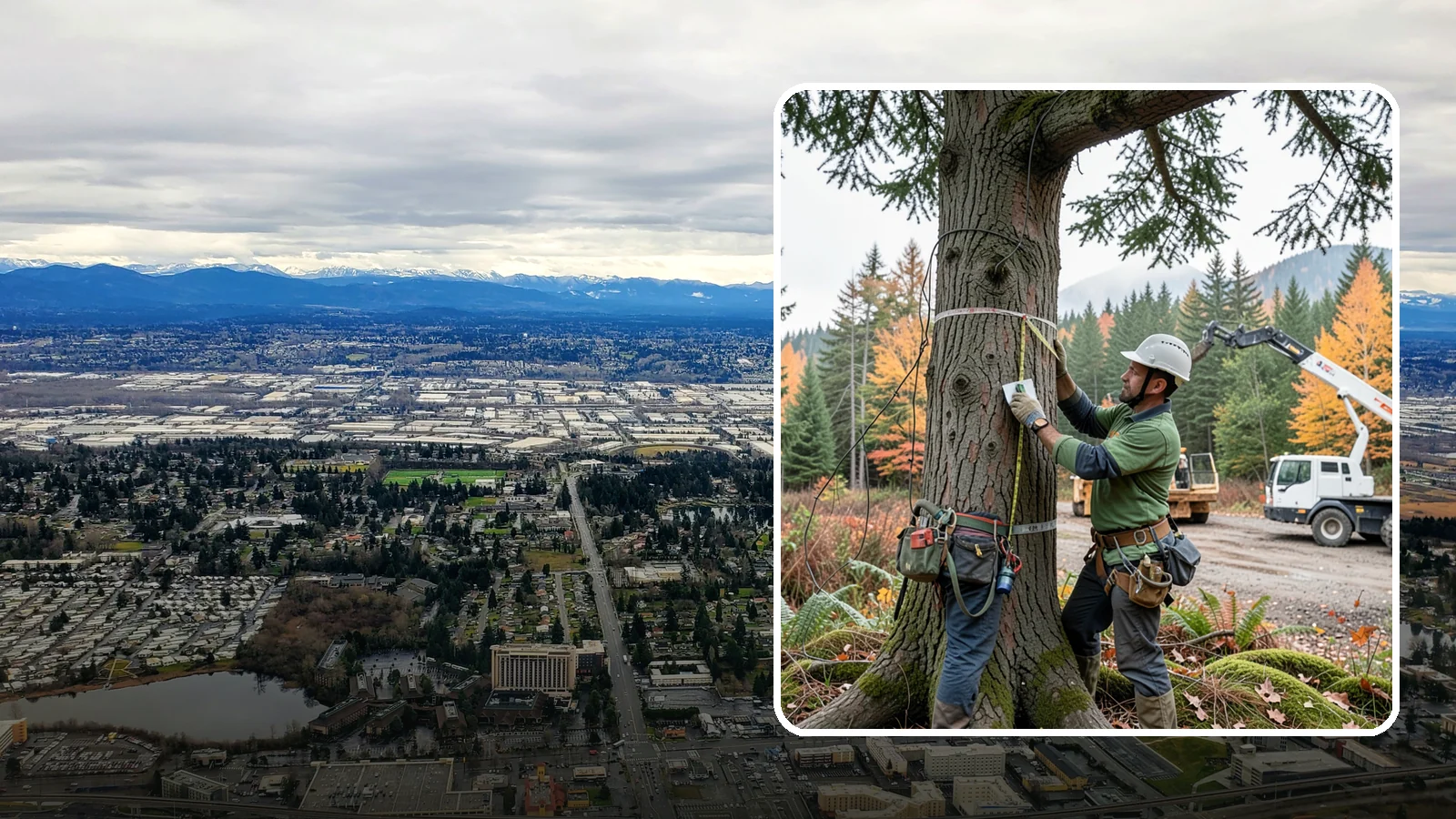 Tree preservation planning in SeaTac, King County, WA - A plan to protect trees before and during land-use changes.