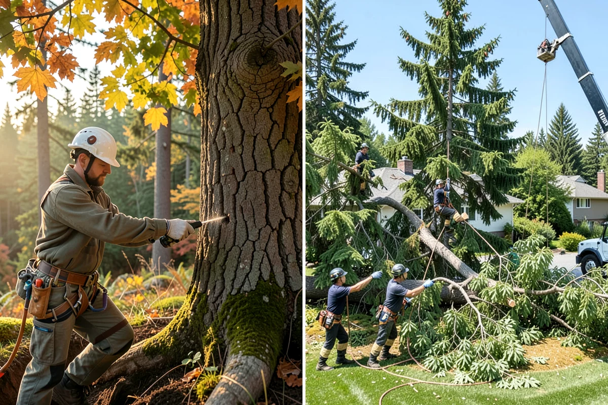 Tree preservation planning in Seattle, King County, WA - Inspect the tree and its site