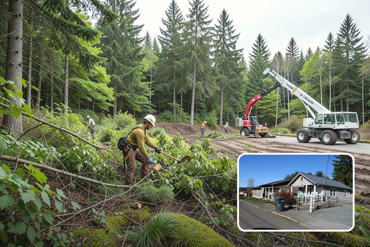 Tree preservation planning in South Prairie, Pierce County, WA - Supports long-term tree health and stability