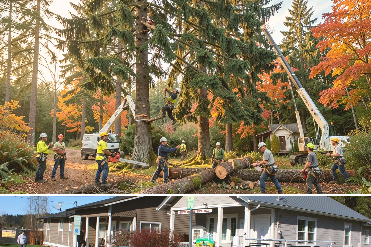 Tree preservation planning in South Prairie, Pierce County, WA - This service can be performed year-round but requires careful timing to avoid working on frozen ground that complicates soil...