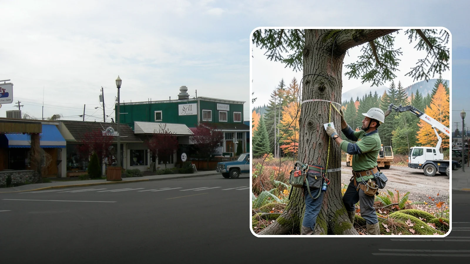 Tree preservation planning in Stanwood, Snohomish County, WA - A plan to protect trees before and during land-use changes.