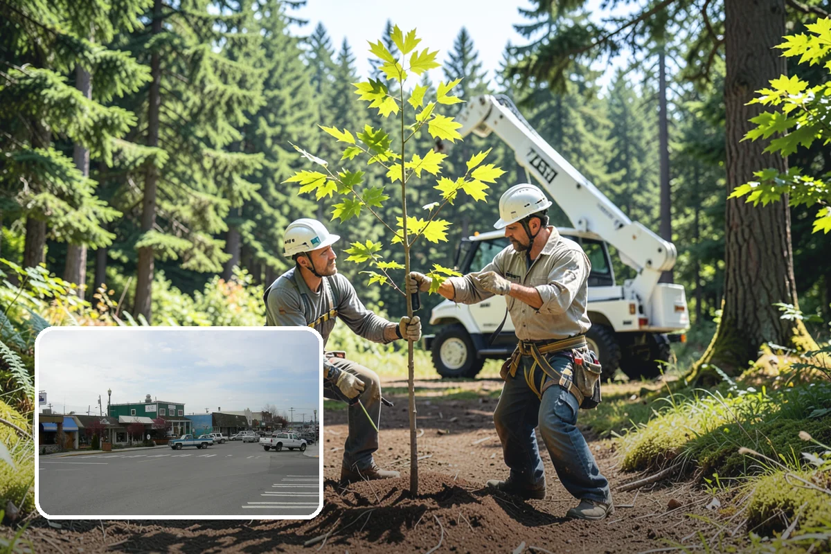 Tree preservation planning in Stanwood, Snohomish County, WA - Supports long-term tree health and stability