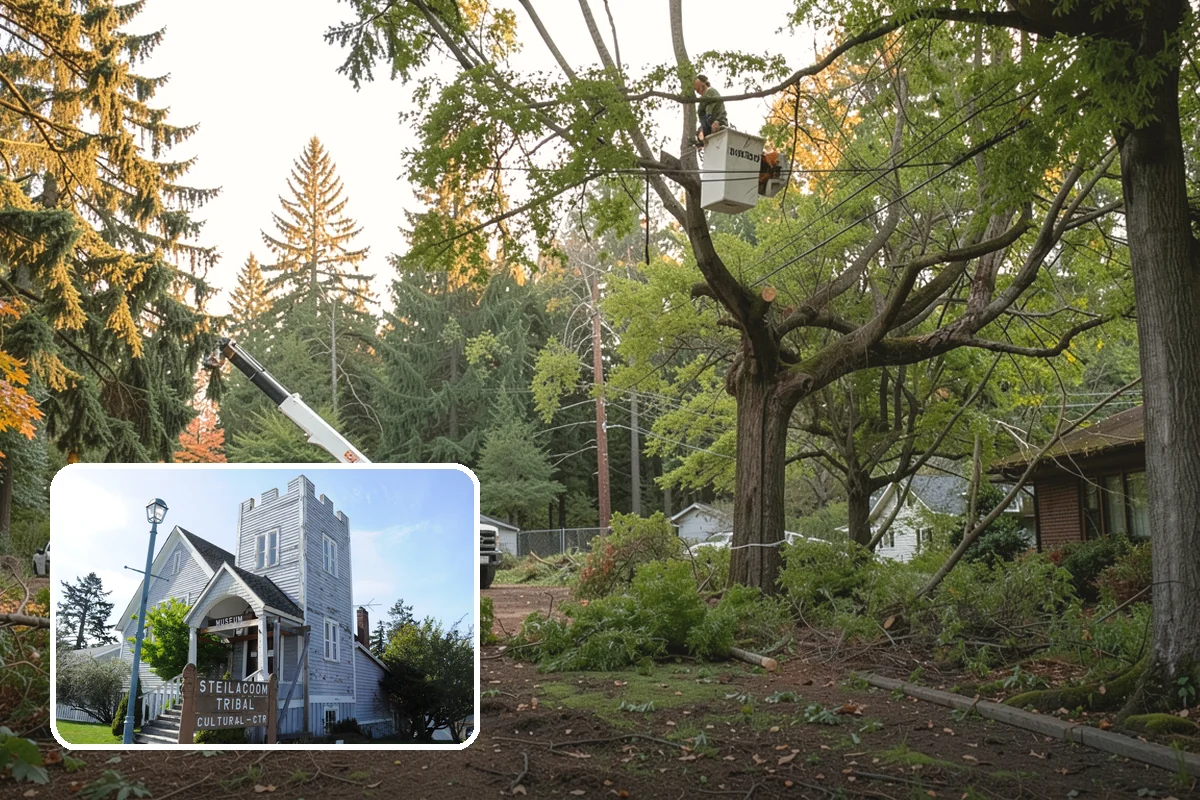 Tree preservation planning in Steilacoom, Pierce County, WA - Supports long-term tree health and stability