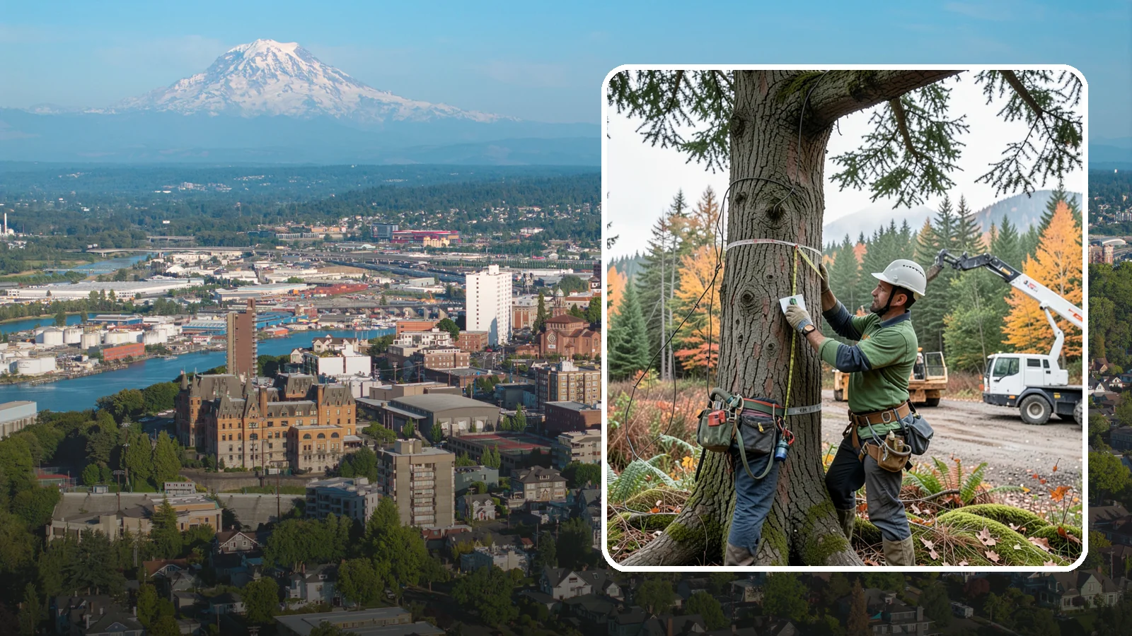 Tree preservation planning in Tacoma, Pierce County, WA - A plan to protect trees before and during land-use changes.