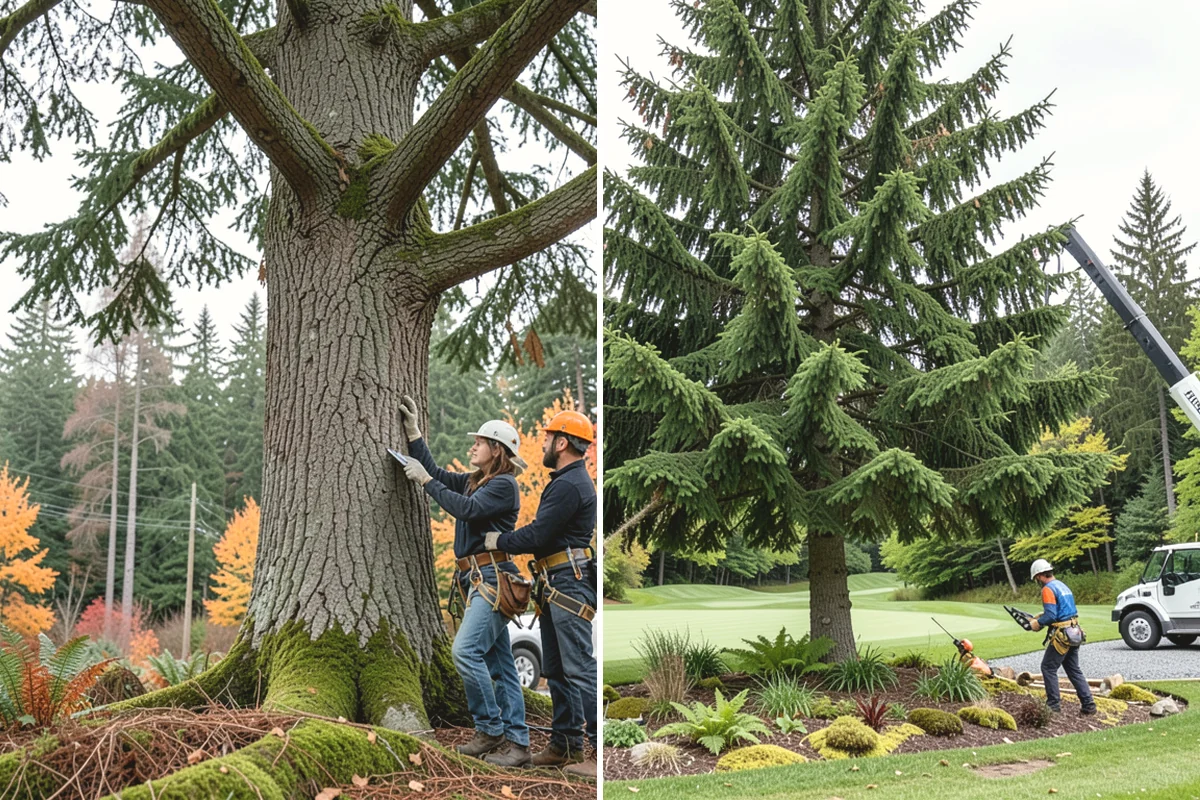 Tree preservation planning in Tukwila, King County, WA - Inspect the tree and its site