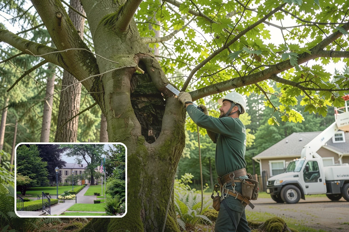 Tree Preservation in Woodinville, King County, WA - Supports long-term tree health and stability