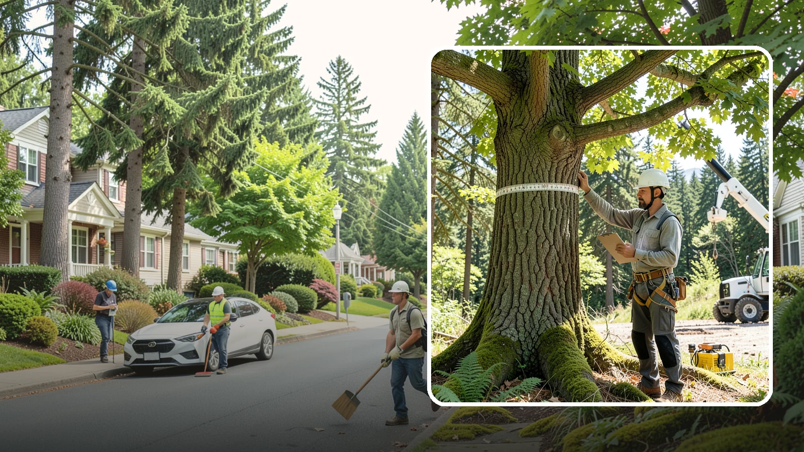 Tree Protection Planning in Beaux Arts Village, King County, WA - The planning of measures to protect trees before and during projects.