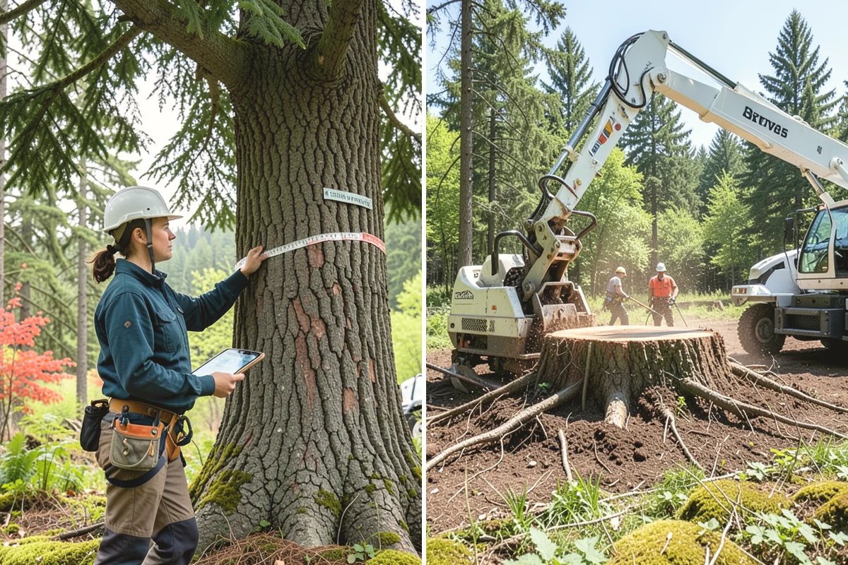 Tree Protection Planning in Black Diamond, King County, WA - Identify trees to retain and their protection zones