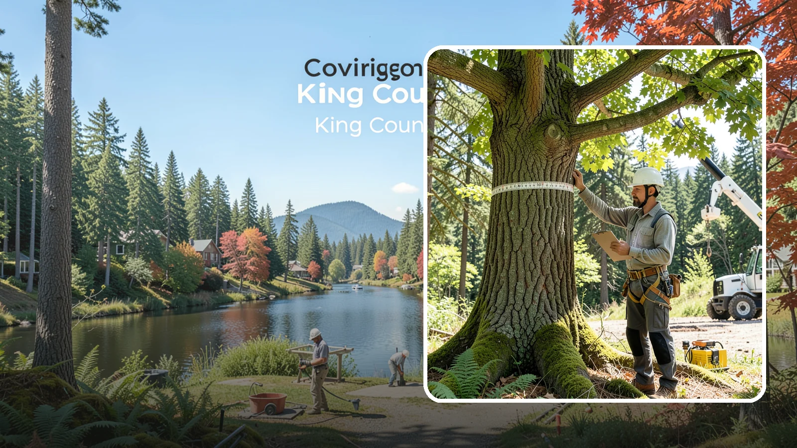 Tree Protection Planning in Covington, King County, WA - The planning of measures to protect trees before and during projects.