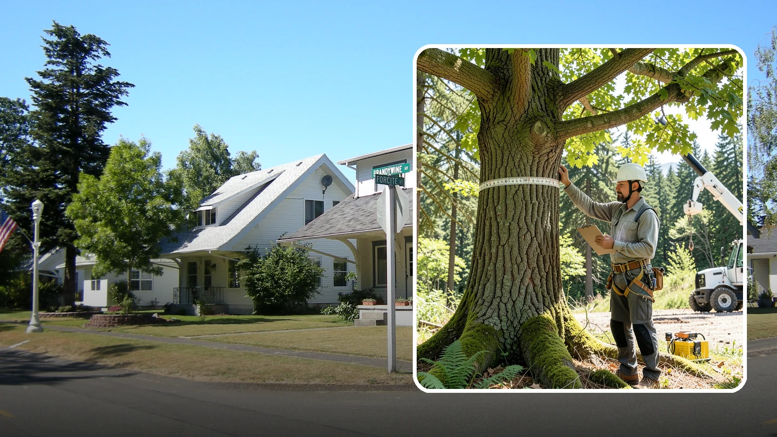 Tree Protection Planning in DuPont, Pierce County, WA - The planning of measures to protect trees before and during projects.