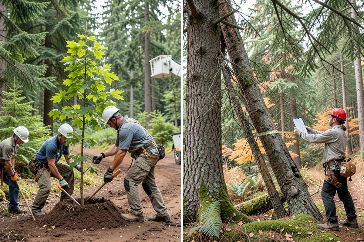 Tree Protection Planning in Enumclaw, King County, WA - Identify trees to retain and their protection zones