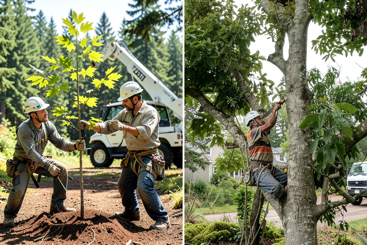 Tree Protection Planning in Federal Way, King County, WA - Identify trees to retain and their protection zones