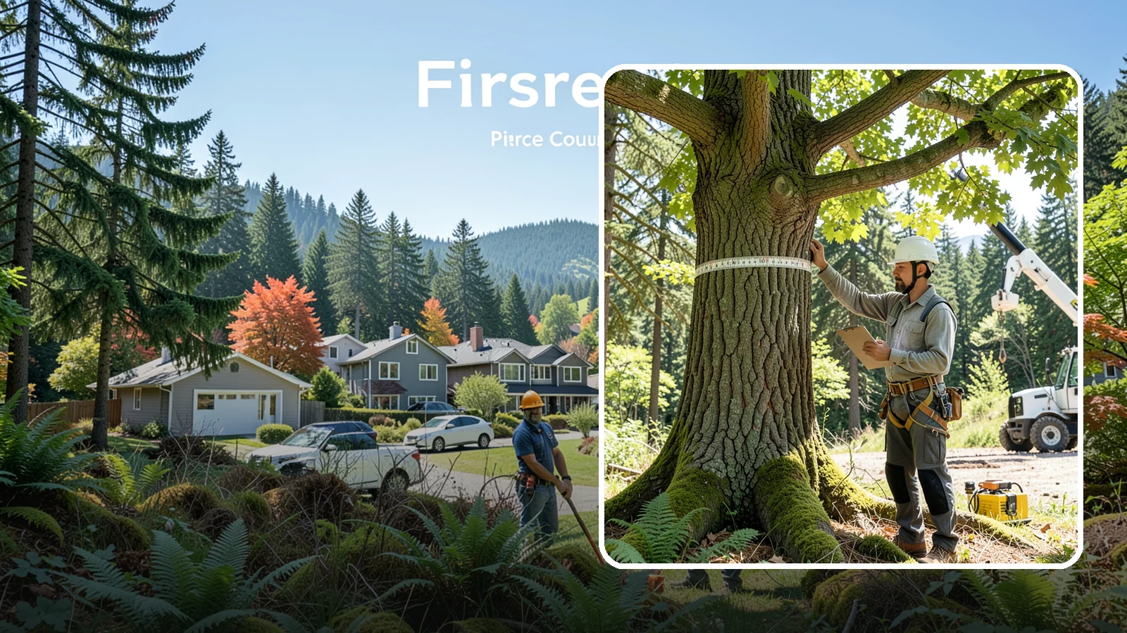 Tree Protection Planning in Fircrest, Pierce County, WA - The planning of measures to protect trees before and during projects.