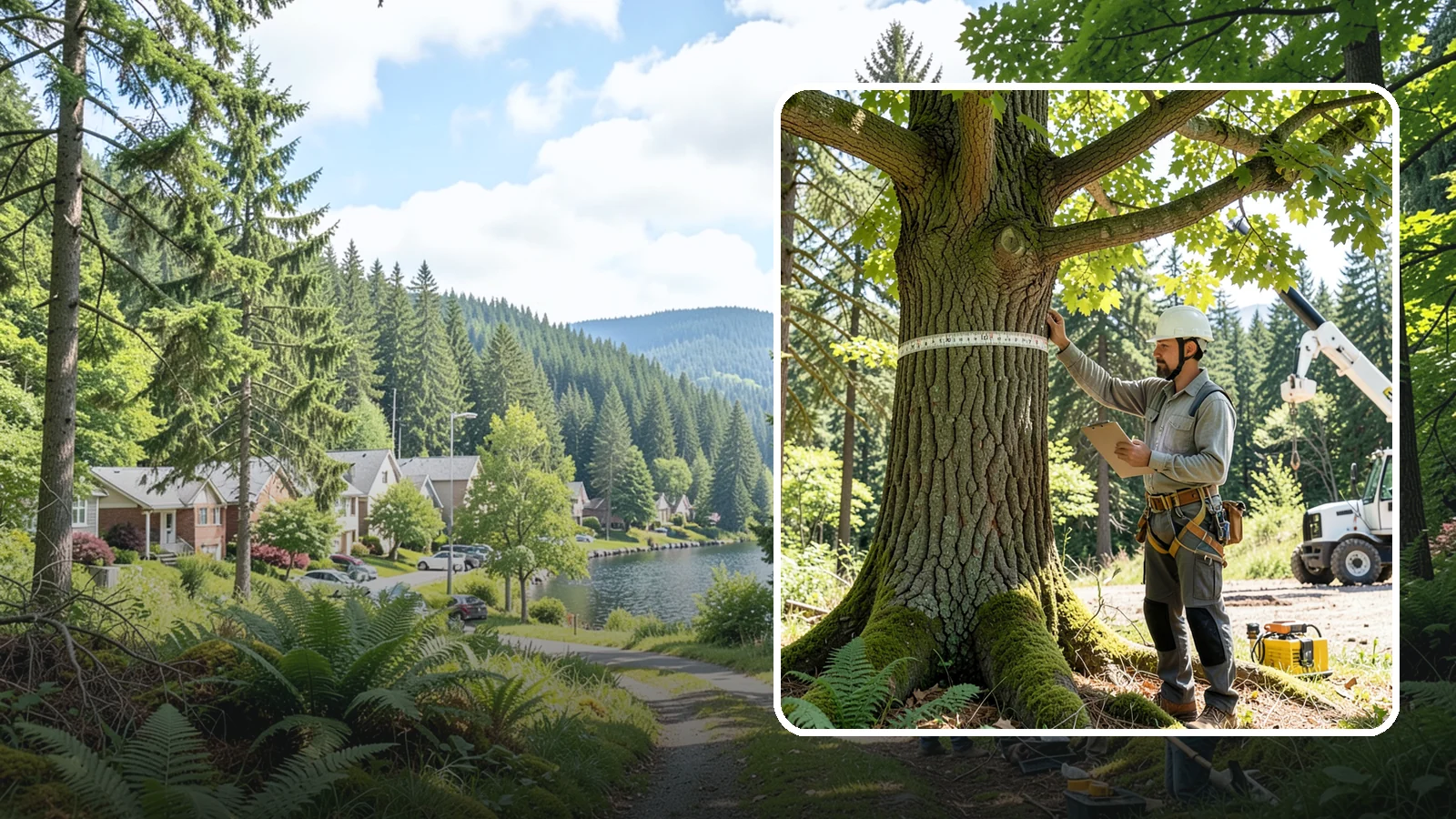 Tree Protection Planning in Lake Forest Park, King County, WA - The planning of measures to protect trees before and during projects.