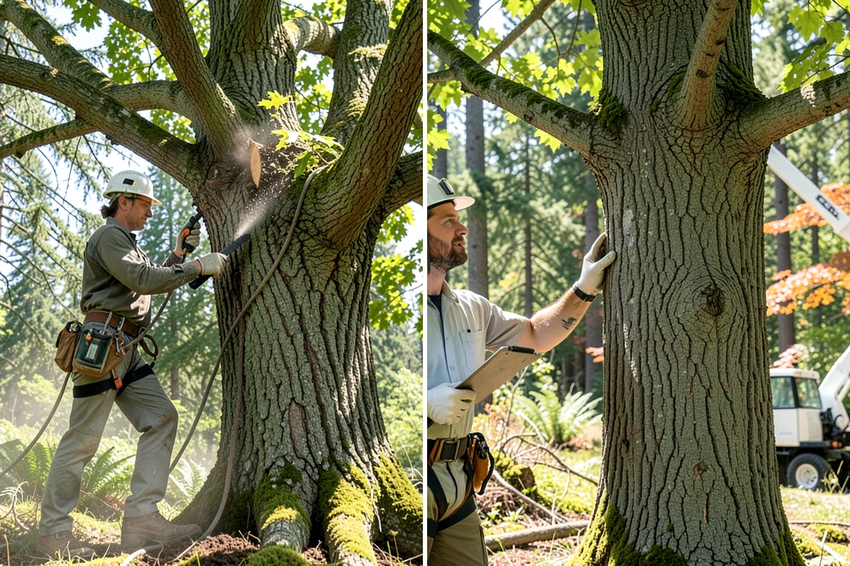 Tree Protection Planning in Lakewood, Pierce County, WA - Identify trees to retain and their protection zones