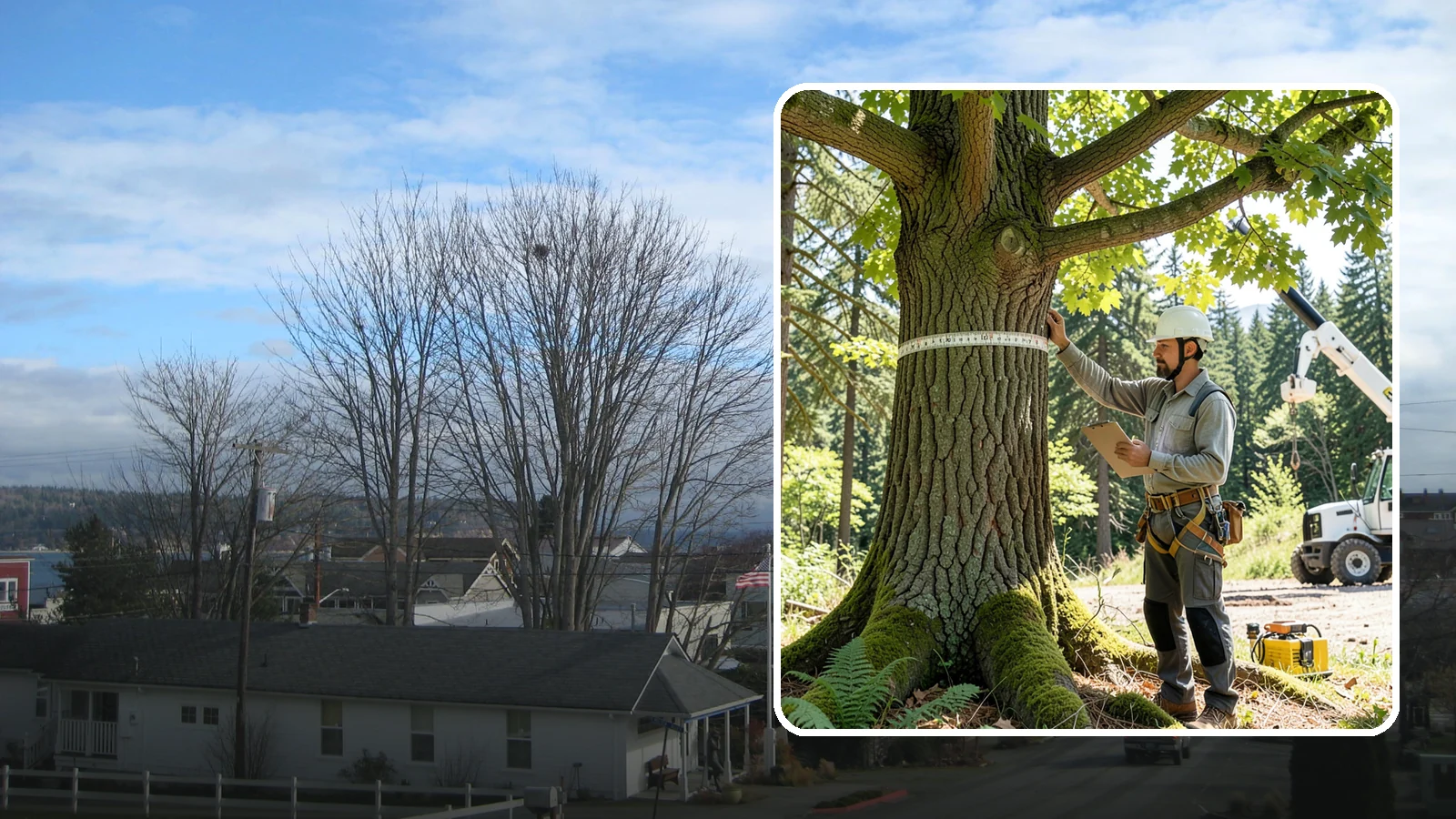 Tree Protection Planning in Langley, Island County, WA - The planning of measures to protect trees before and during projects.
