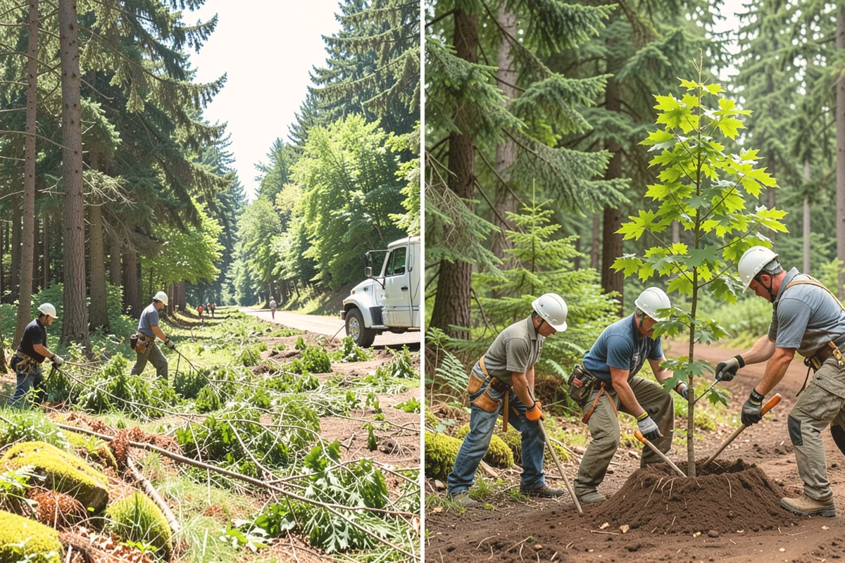 Tree Protection Planning in Langley, Island County, WA - Identify trees to retain and their protection zones