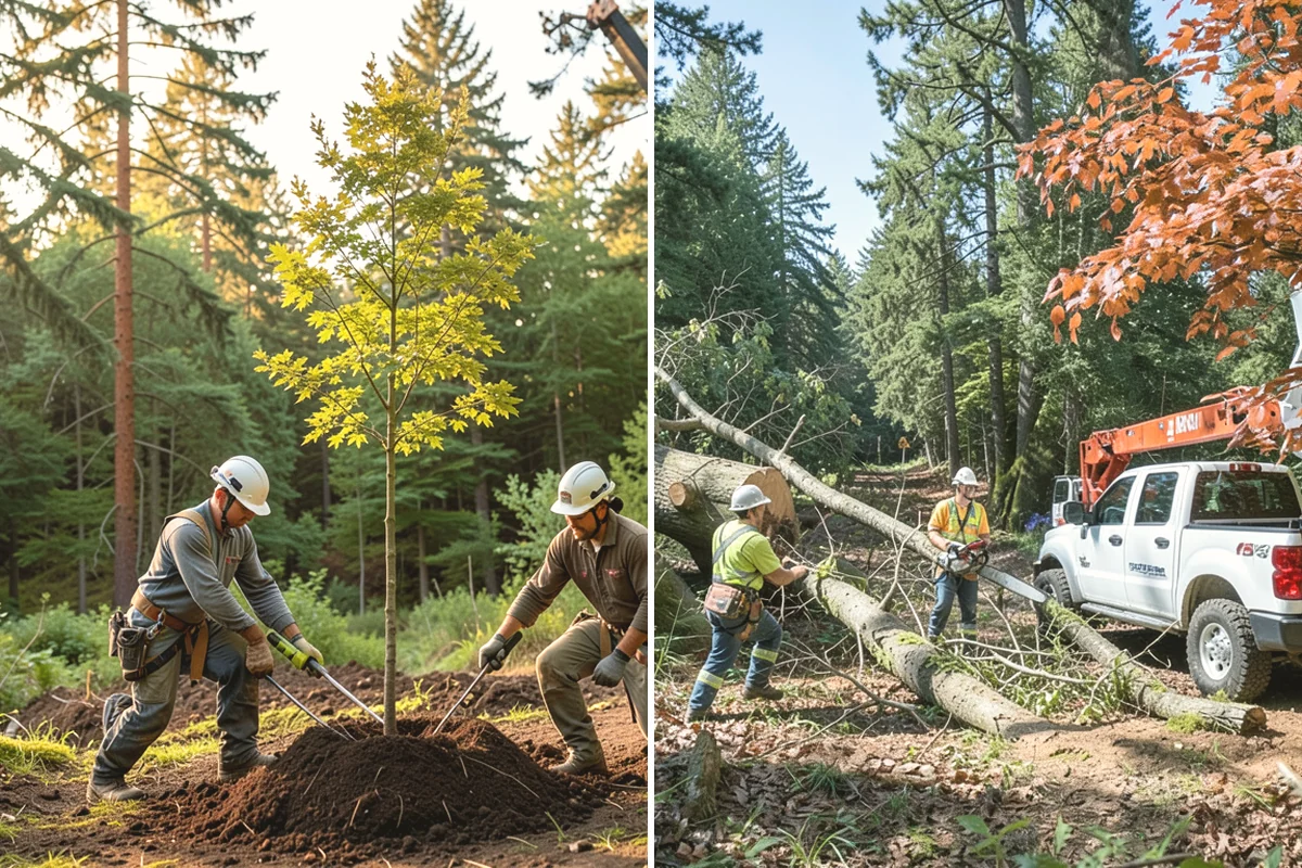 Tree Protection Planning in Mercer Island, King County, WA - Identify trees to retain and their protection zones