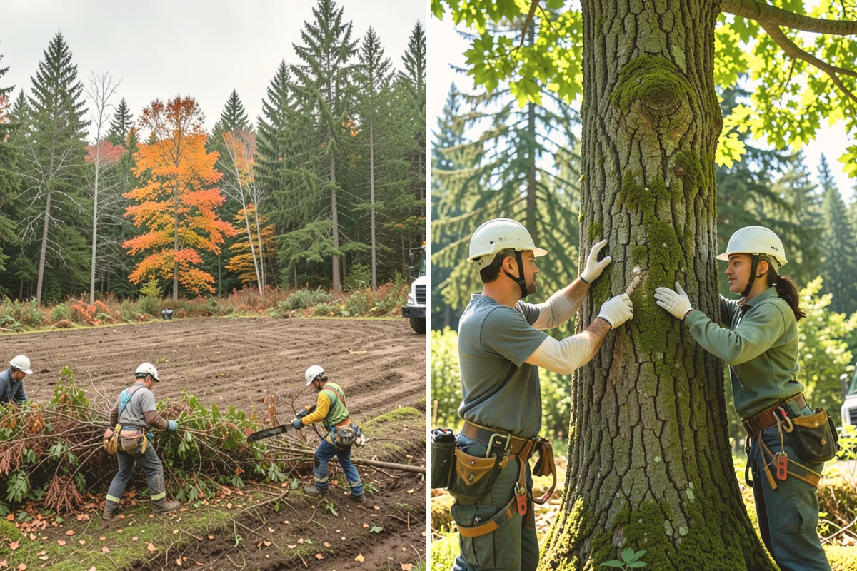 Tree Protection Planning in Milton, King County, WA - Identify trees to retain and their protection zones