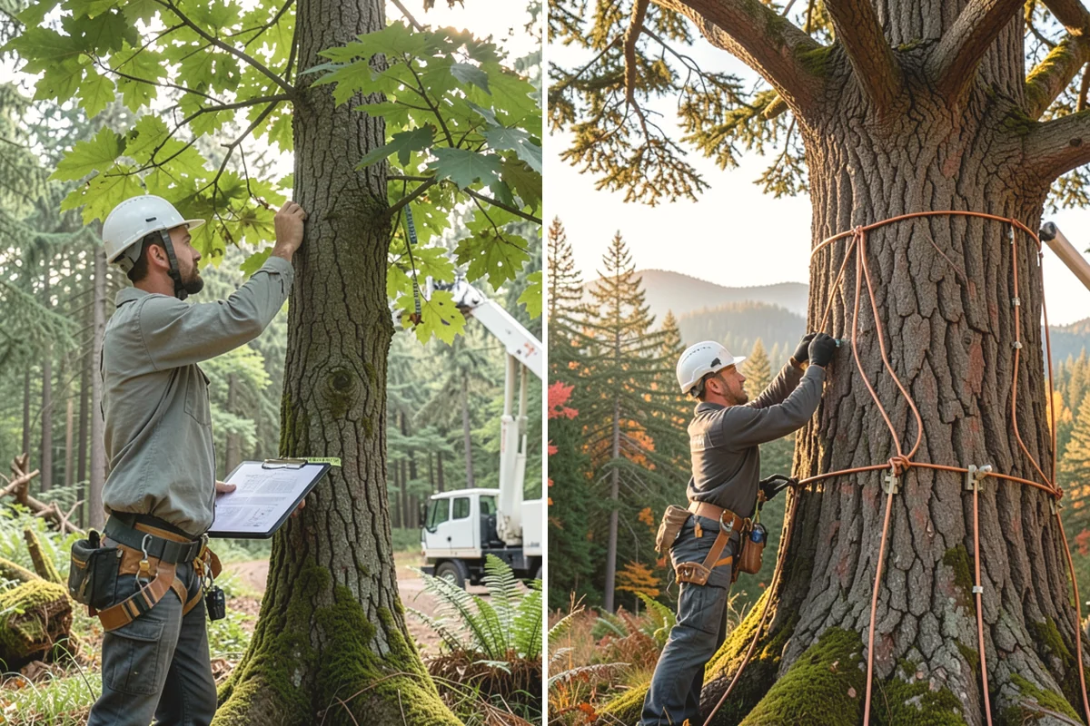 Tree Protection Planning in Oak Harbor, Island County, WA - Identify trees to retain and their protection zones