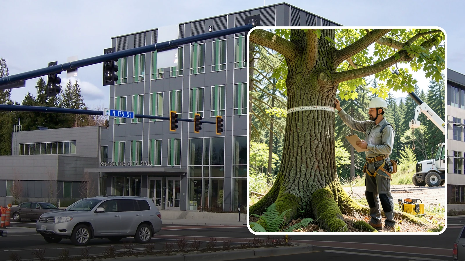 Tree Protection Planning in Shoreline, King County, WA - The planning of measures to protect trees before and during projects.