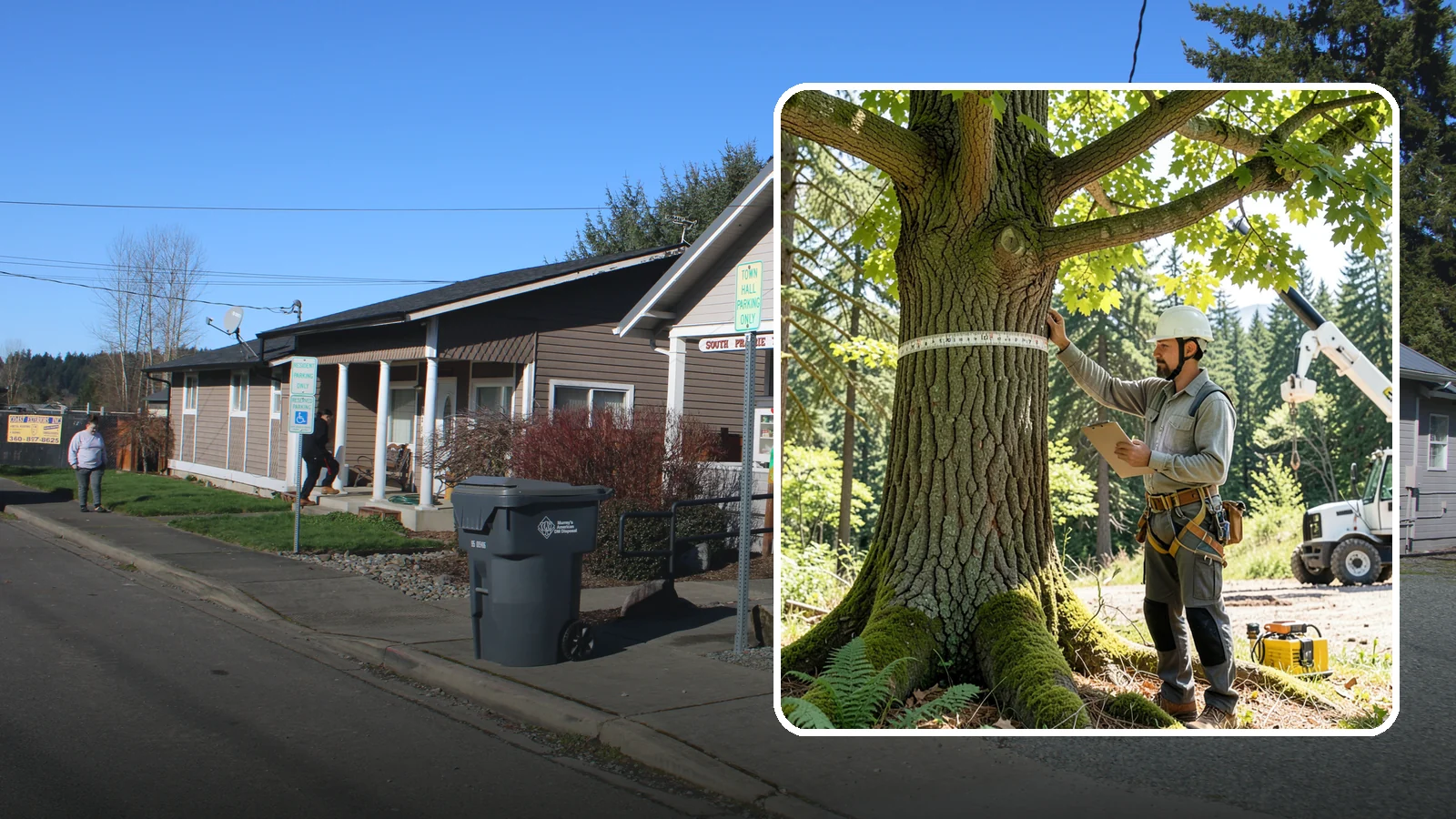 Tree Protection Planning in South Prairie, Pierce County, WA - The planning of measures to protect trees before and during projects.