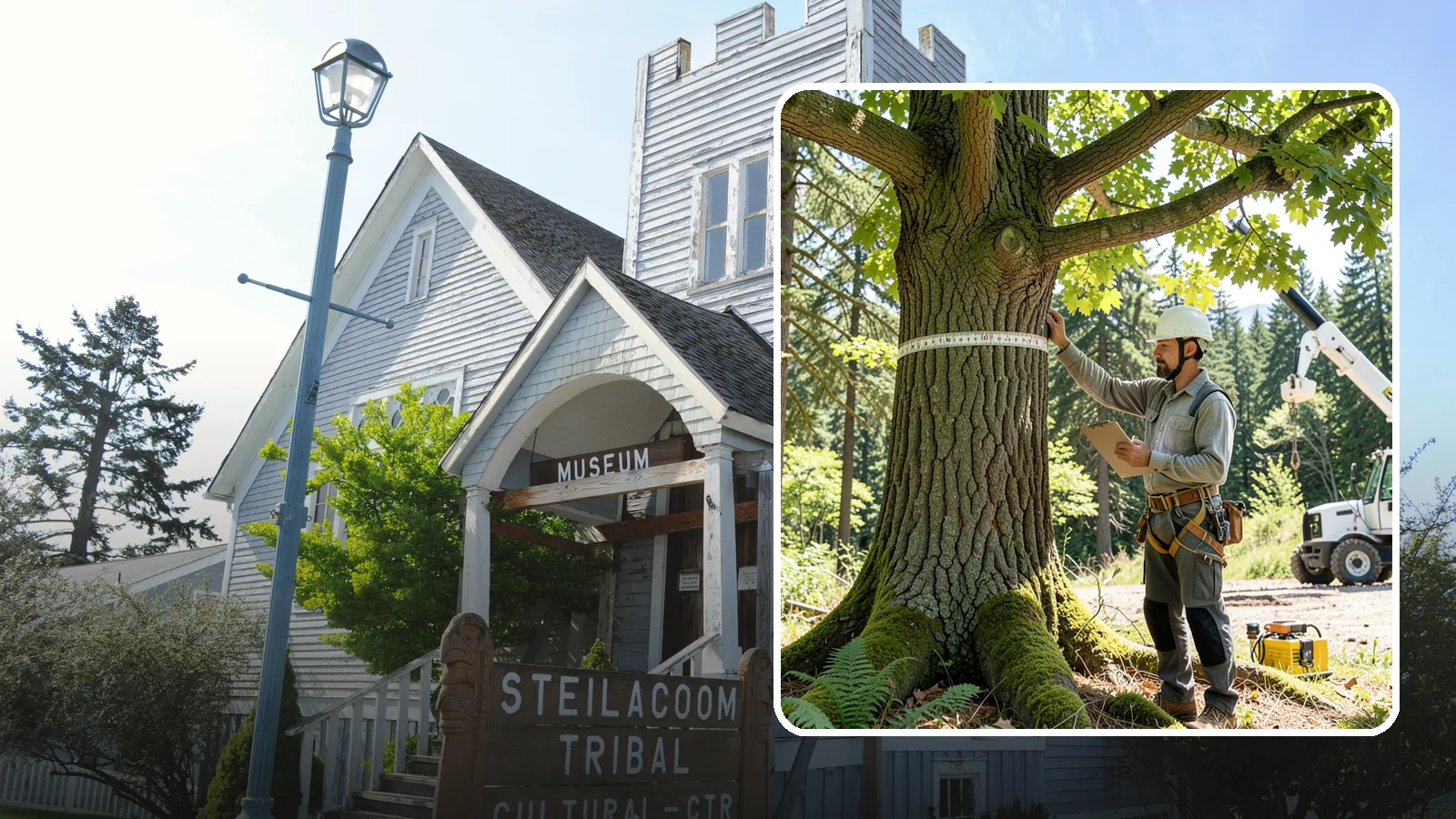 Tree Protection Planning in Steilacoom, Pierce County, WA - The planning of measures to protect trees before and during projects.