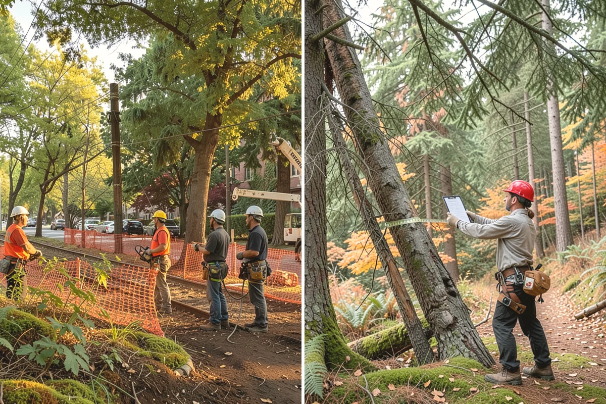 Tree Protection Planning in University Place, Pierce County, WA - Identify trees to retain and their protection zones