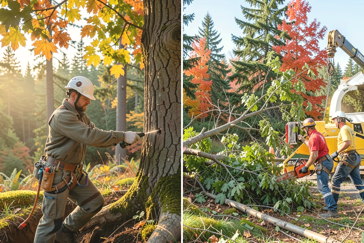 Tree Protection Planning in Yarrow Point, King County, WA - Identify trees to retain and their protection zones