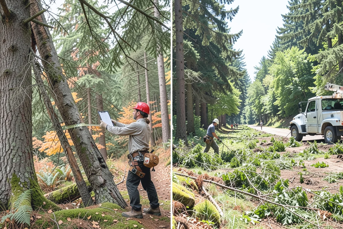 Tree Pruning in Beaux Arts Village, King County, WA - Assess canopy condition and pruning objectives