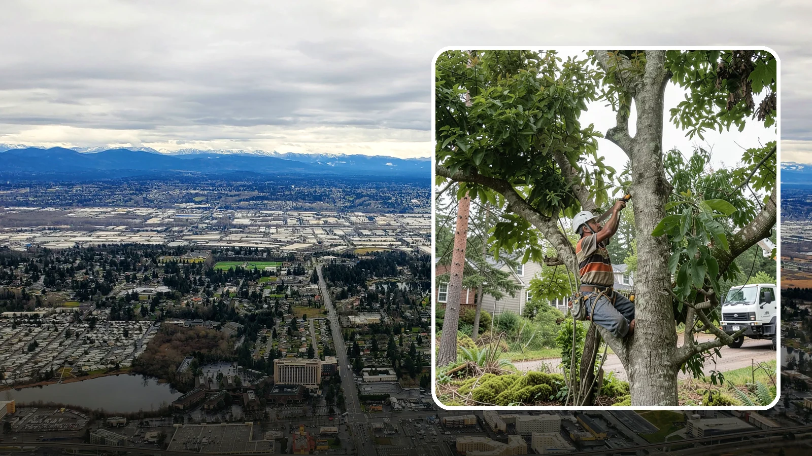 Tree Pruning in SeaTac, King County, WA - The removal of specific branches to improve a tree's structure, health, and safety.