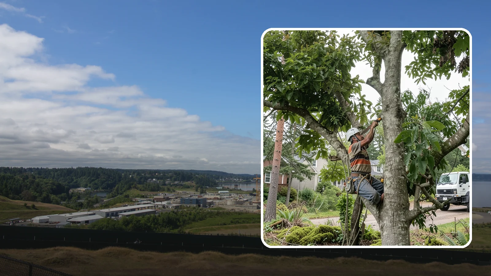 Tree Pruning in University Place, Pierce County, WA - The removal of specific branches to improve a tree's structure, health, and safety.