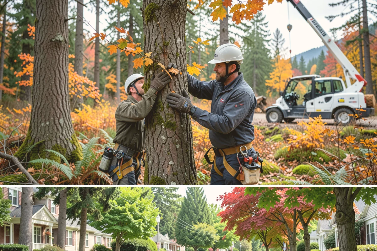 Tree Removal in Beaux Arts Village, King County, WA - Tree removal can be performed year-round in the Puget Sound climate but is often scheduled during drier months to ensure stable...