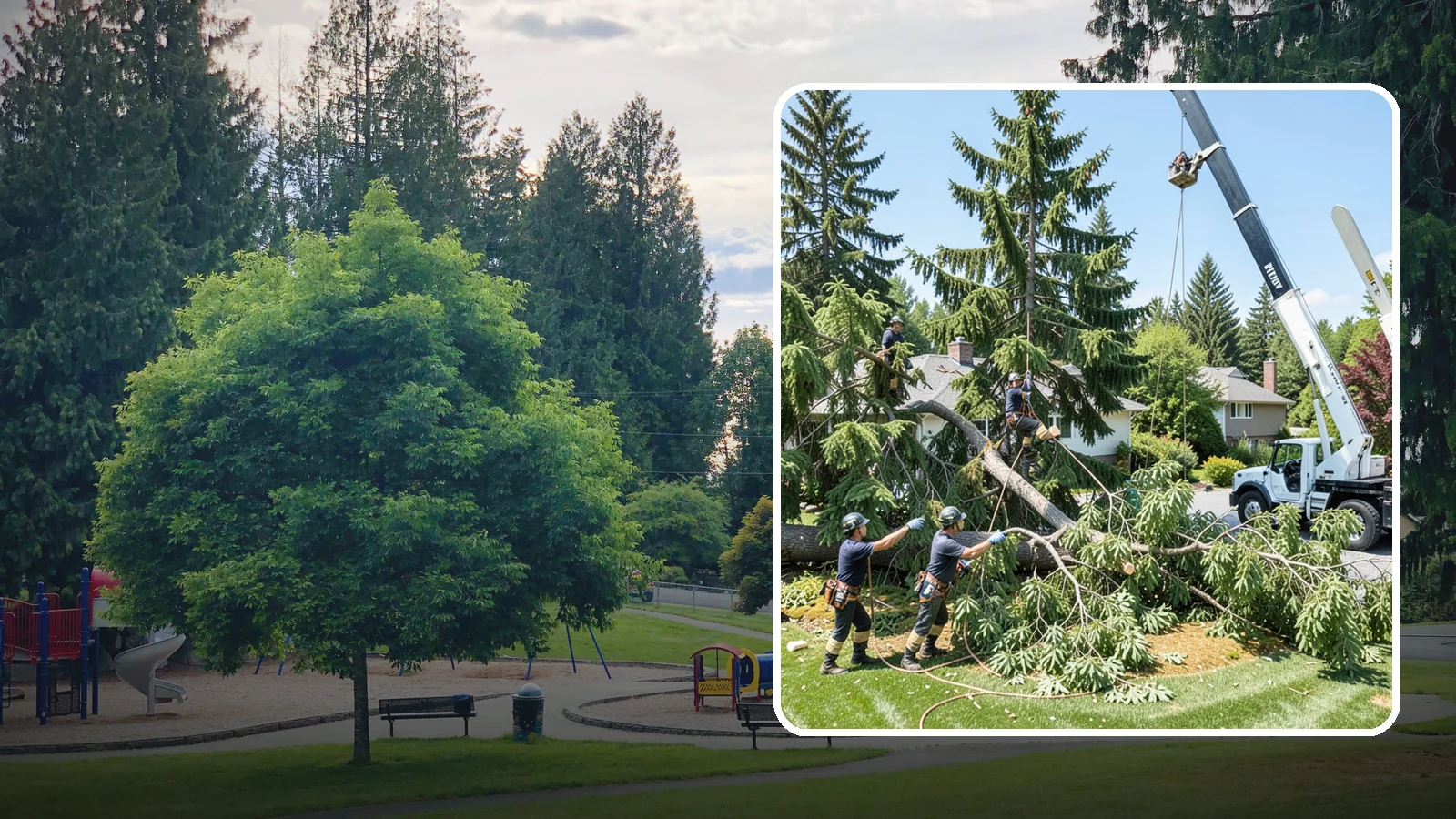 Tree Removal in Bonney Lake, Pierce County, WA - Safe and complete removal of unwanted, dead, or hazardous trees.