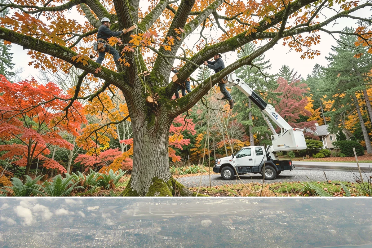 Tree Removal in Burien, King County, WA - Tree removal can be performed year-round in the Puget Sound climate but is often scheduled during drier months to ensure stable...