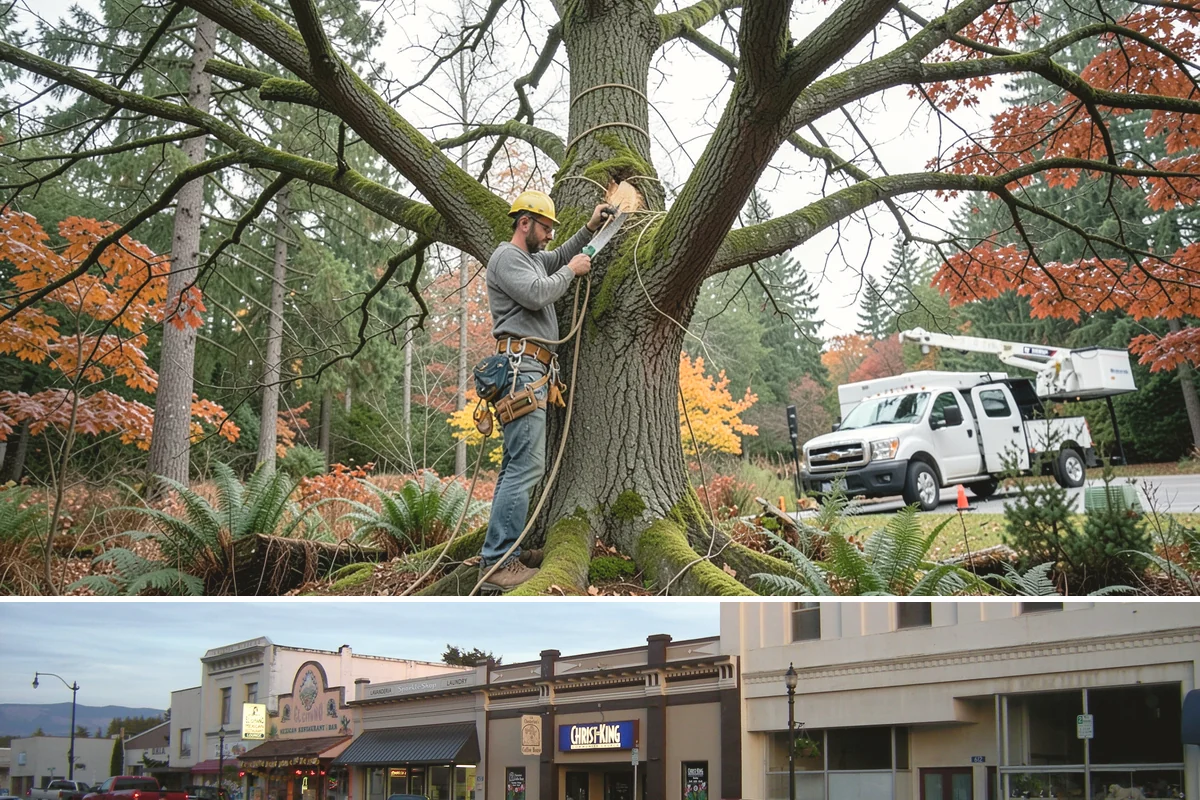 Tree Removal in Burlington, Skagit County, WA - Tree removal can be performed year-round in the Puget Sound climate but is often scheduled during drier months to ensure stable...