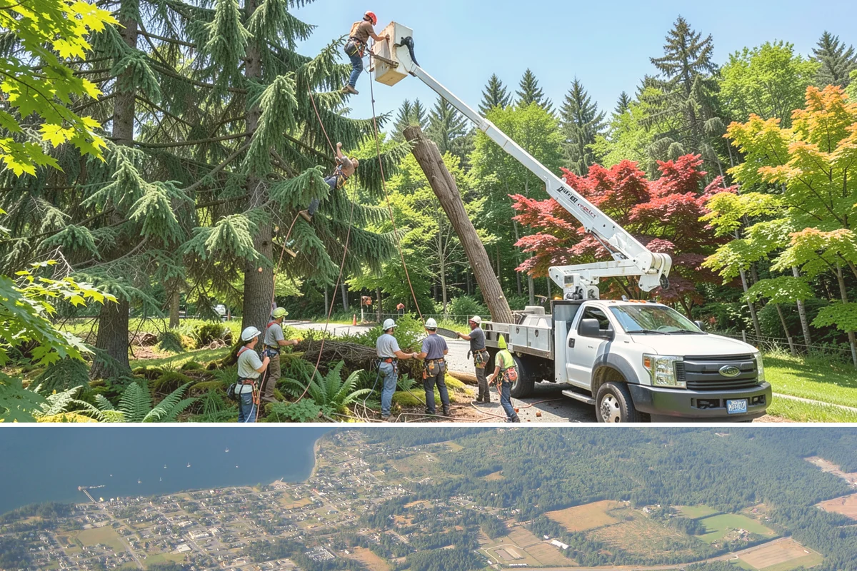 Tree Removal in Coupeville, Island County, WA - Tree removal can be performed year-round in the Puget Sound climate but is often scheduled during drier months to ensure stable...