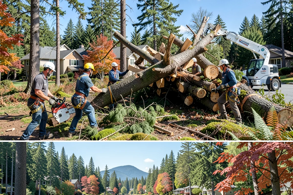 Tree Removal in Covington, King County, WA - Tree removal can be performed year-round in the Puget Sound climate but is often scheduled during drier months to ensure stable...