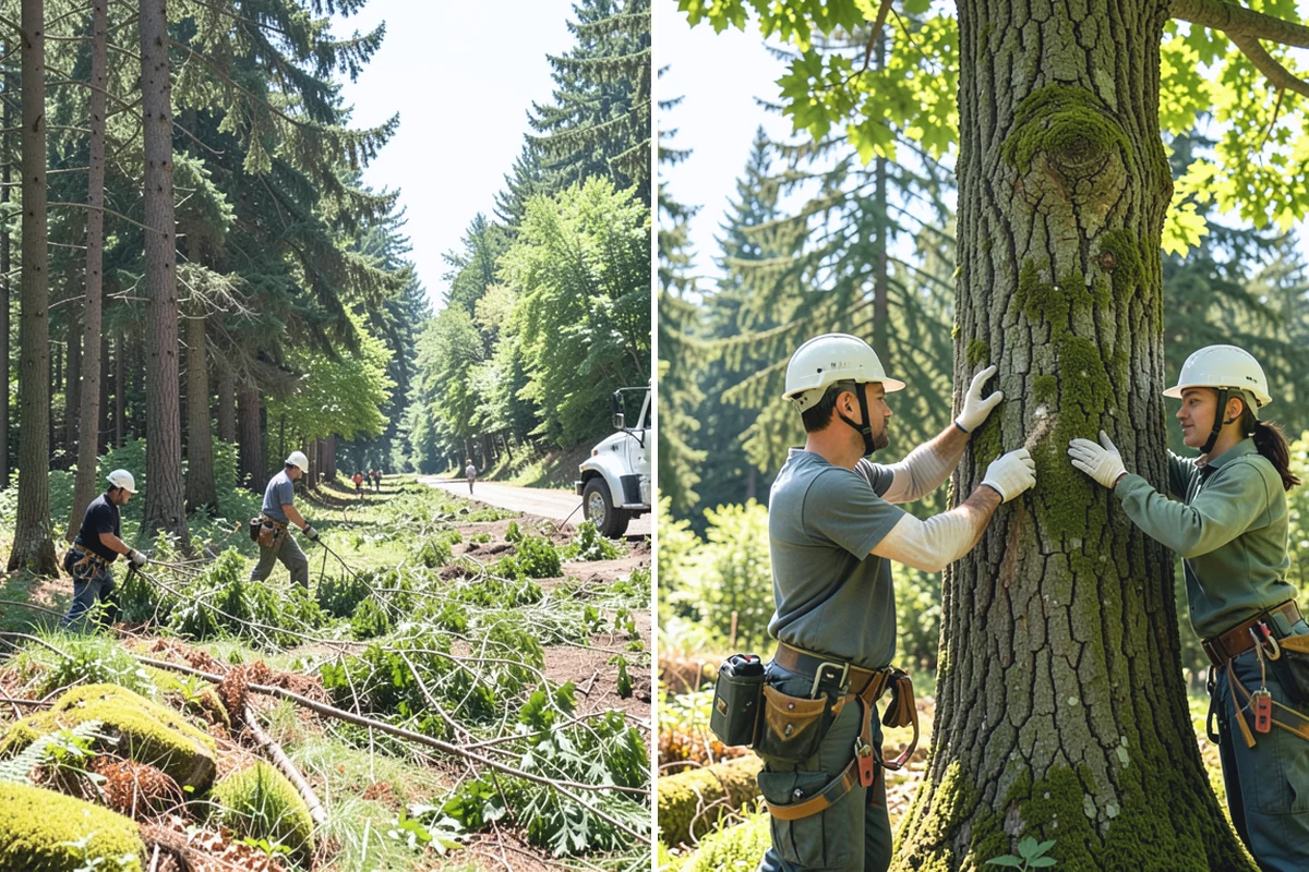 Tree Removal in Des Moines, King County, WA - Site assessment and planning