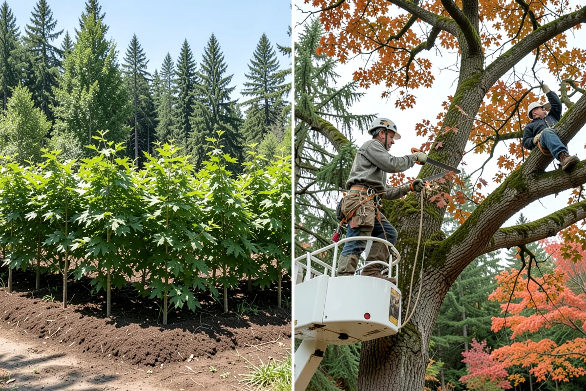 Tree Removal in DuPont, Pierce County, WA - Site assessment and planning