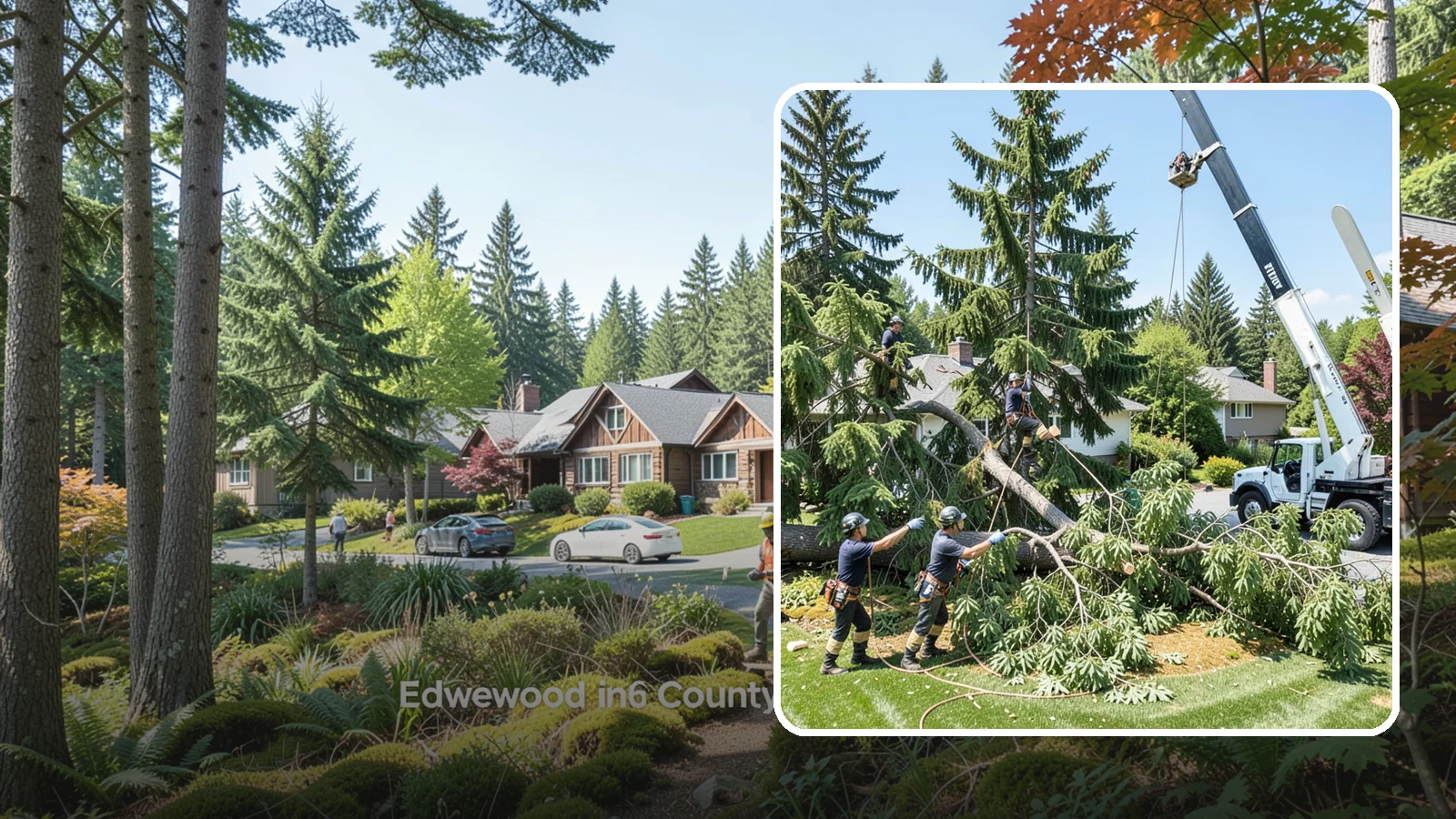 Tree Removal in Edgewood, Pierce County, WA - Safe and complete removal of unwanted, dead, or hazardous trees.
