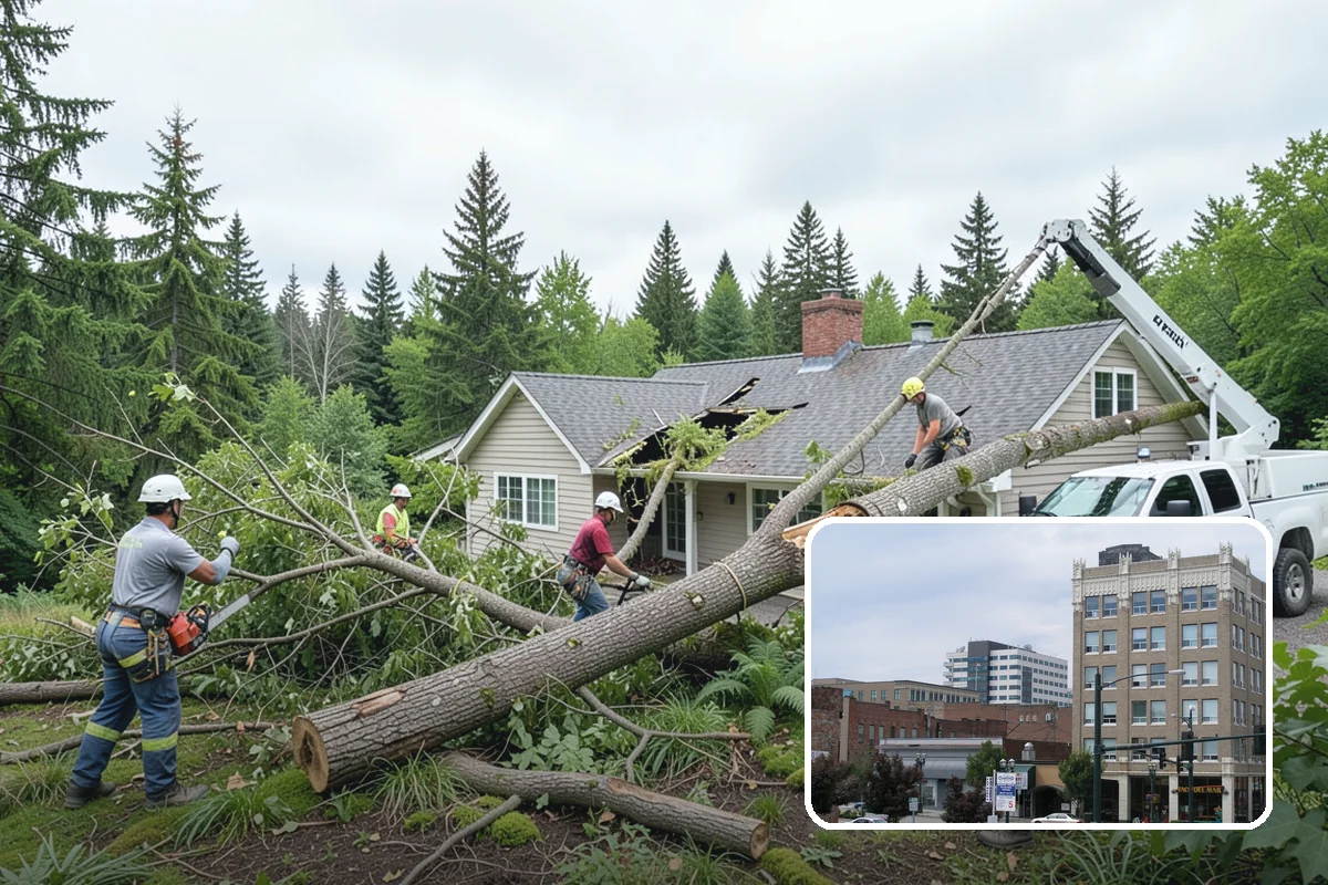 Tree Removal in Everett, Snohomish County, WA - Eliminates safety hazards
