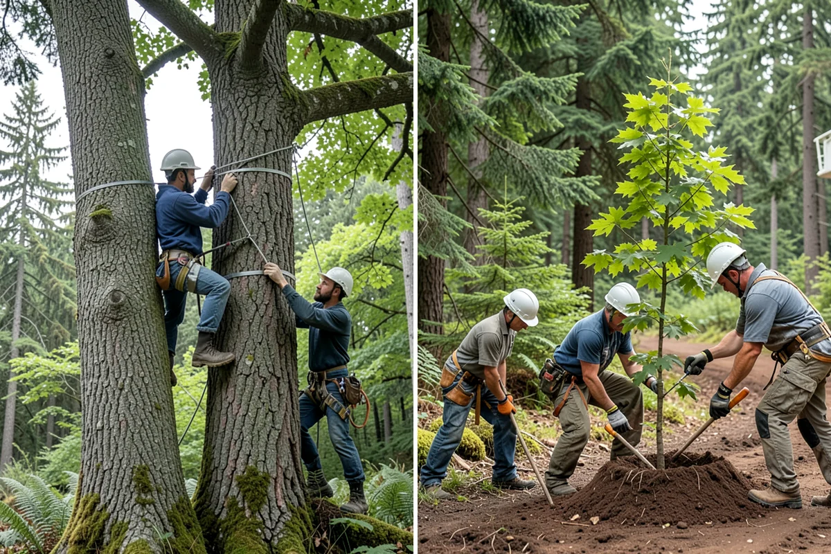 Tree Removal in Gig Harbor, Pierce County, WA - Site assessment and planning
