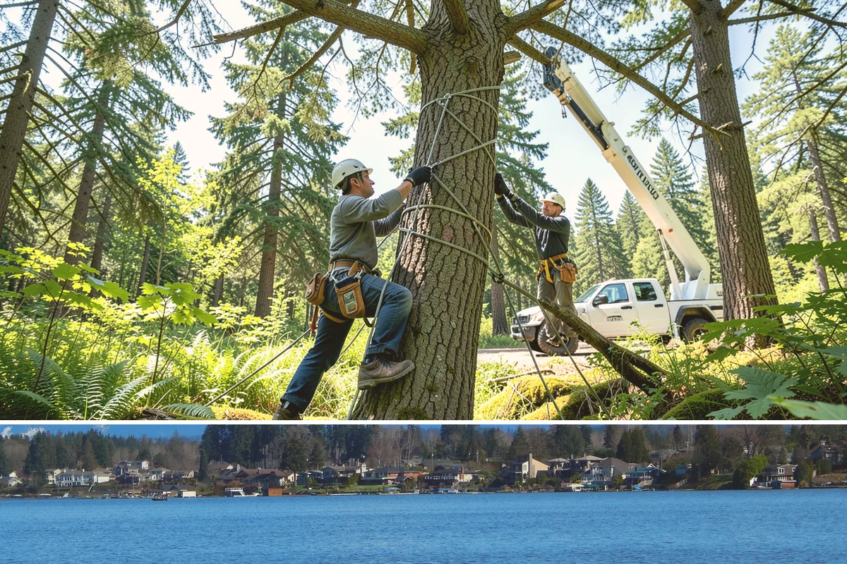 Tree Removal in Lake Stevens, Snohomish County, WA - Tree removal can be performed year-round in the Puget Sound climate but is often scheduled during drier months to ensure stable...