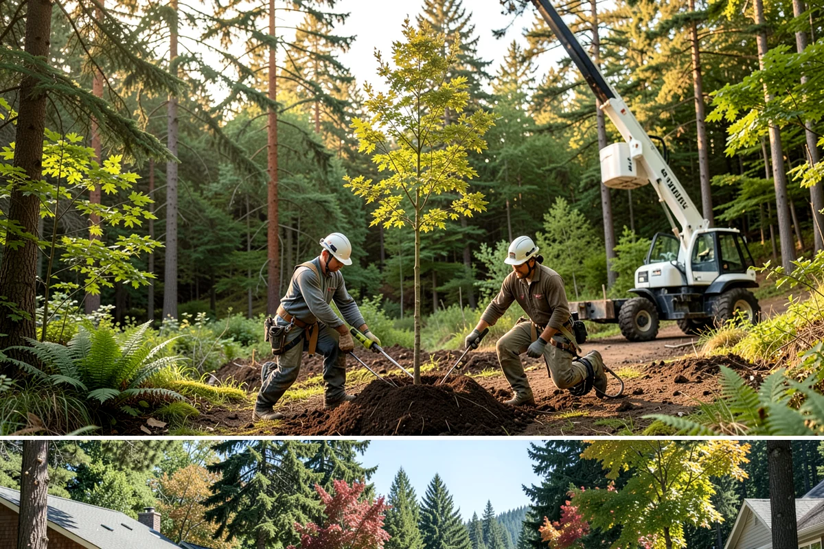 Tree Removal in Orting, Pierce County, WA - Tree removal can be performed year-round in the Puget Sound climate but is often scheduled during drier months to ensure stable...