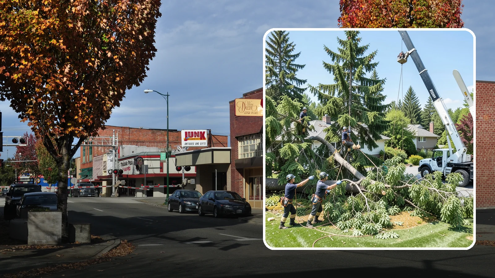 Tree Removal in Puyallup, Pierce County, WA - Safe and complete removal of unwanted, dead, or hazardous trees.
